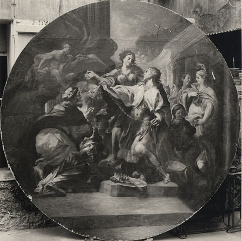 Thiessard, P.L. — Vaccaro Domenico Antonio - sec. XVII/ XVIII - Salomone adora gli idoli — insieme